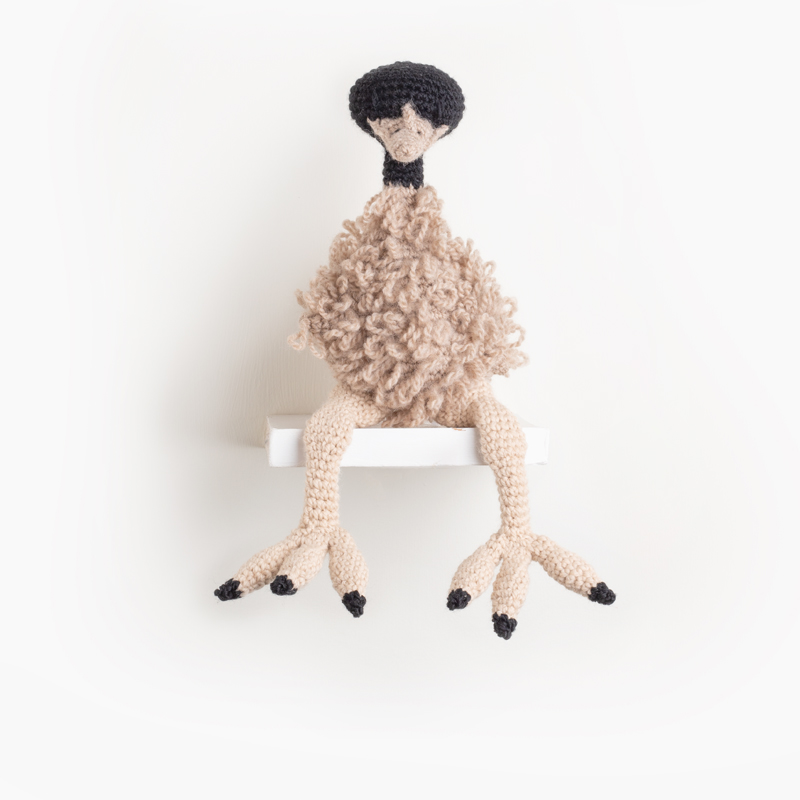 emu bird crochet amigurumi project pattern kerry lord Edward's menagerie